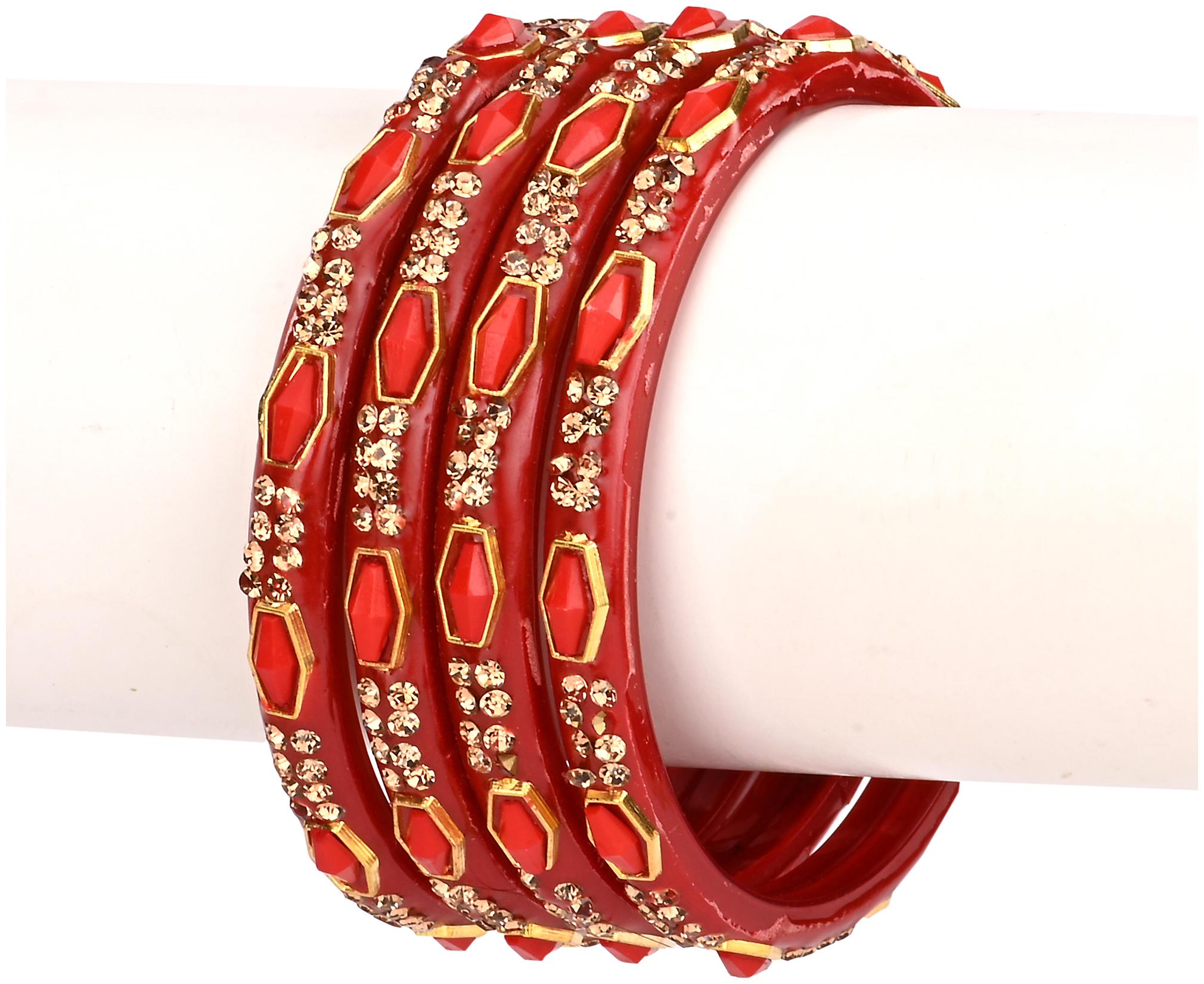 

Somil Bridal Wedding Collection Party Festival Kada Bangle Set Designer Ornamented