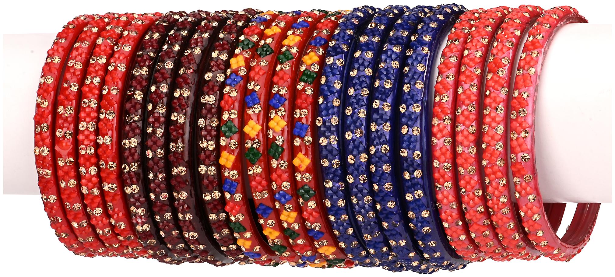 

Somil Bridal Wedding Collection Party Festival Kada Bangle Set Designer Ornamented