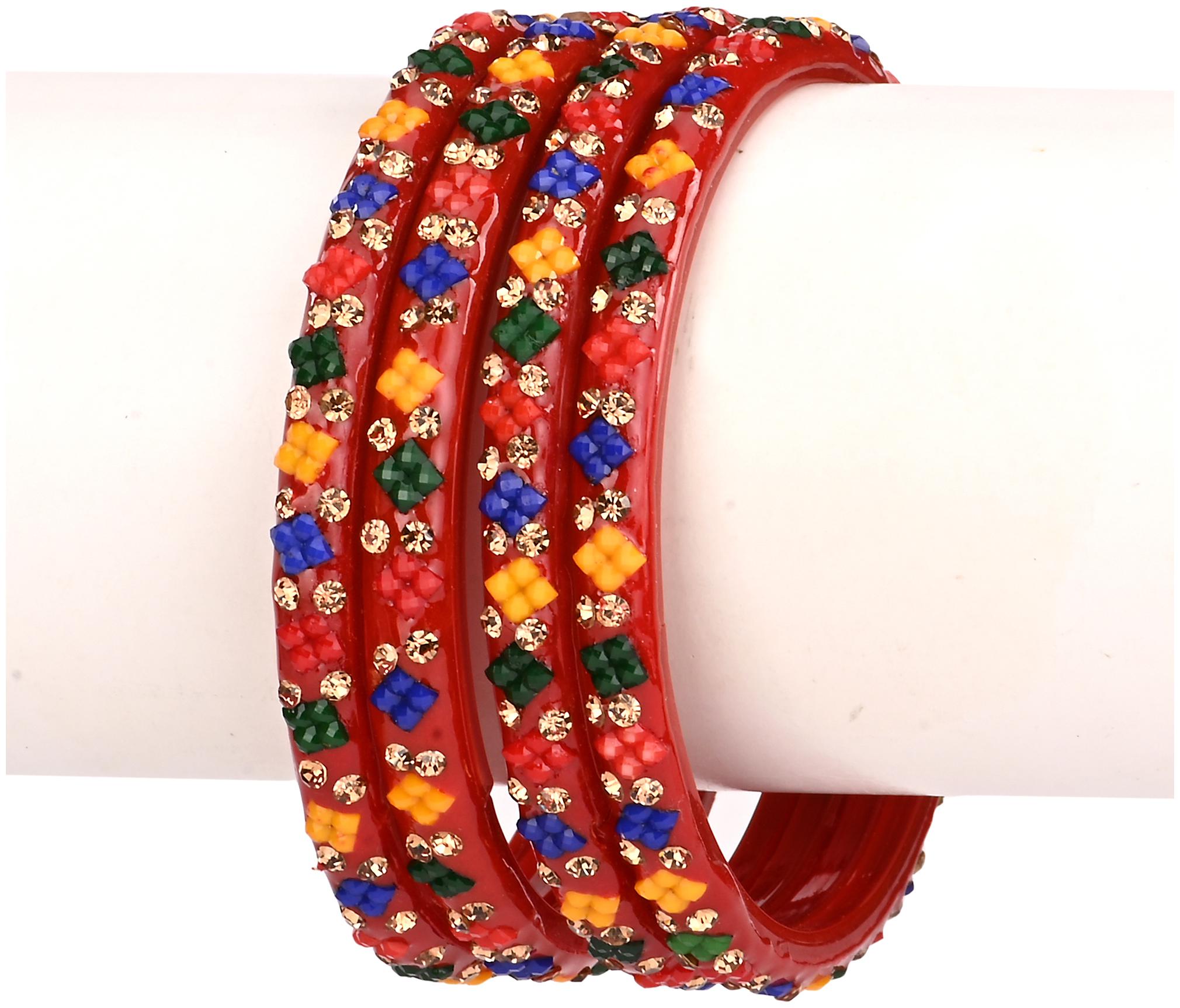 

Somil Bridal Wedding Collection Party Festival Kada Bangle Set Designer Ornamented