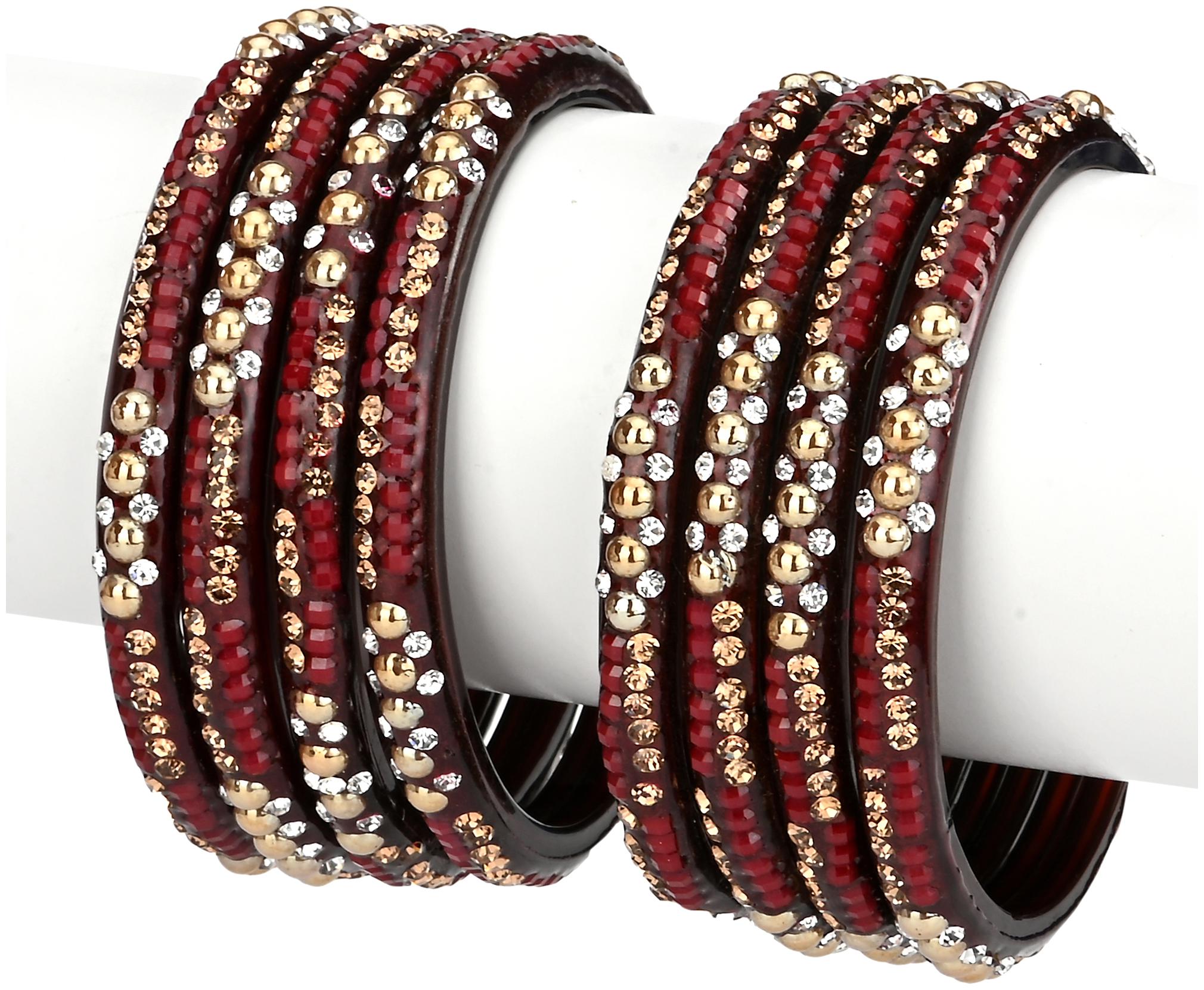 

Somil Bridal Wedding Collection Party Festival Kada Bangle Set Designer Ornamented
