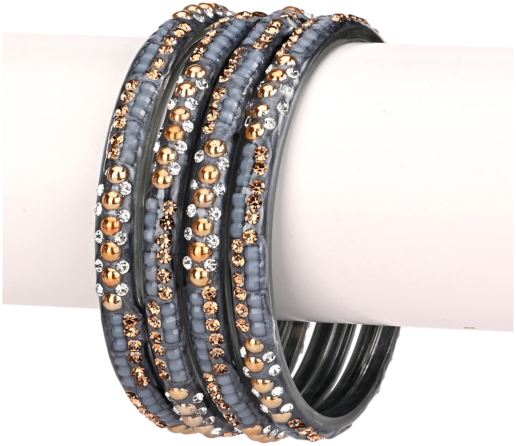 

Somil Bridal Wedding Collection Party Festival Kada Bangle Set Designer Ornamented