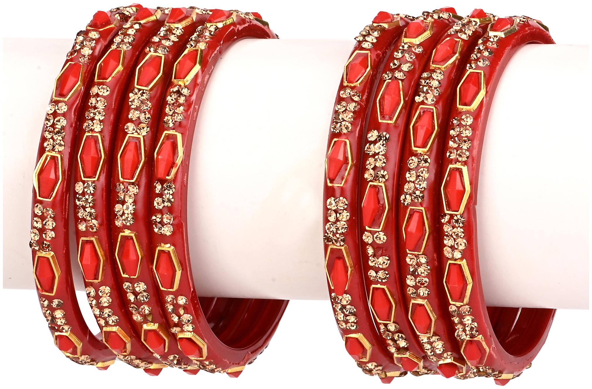 

Somil Bridal Wedding Collection Party Festival Kada Bangle Set Designer Ornamented