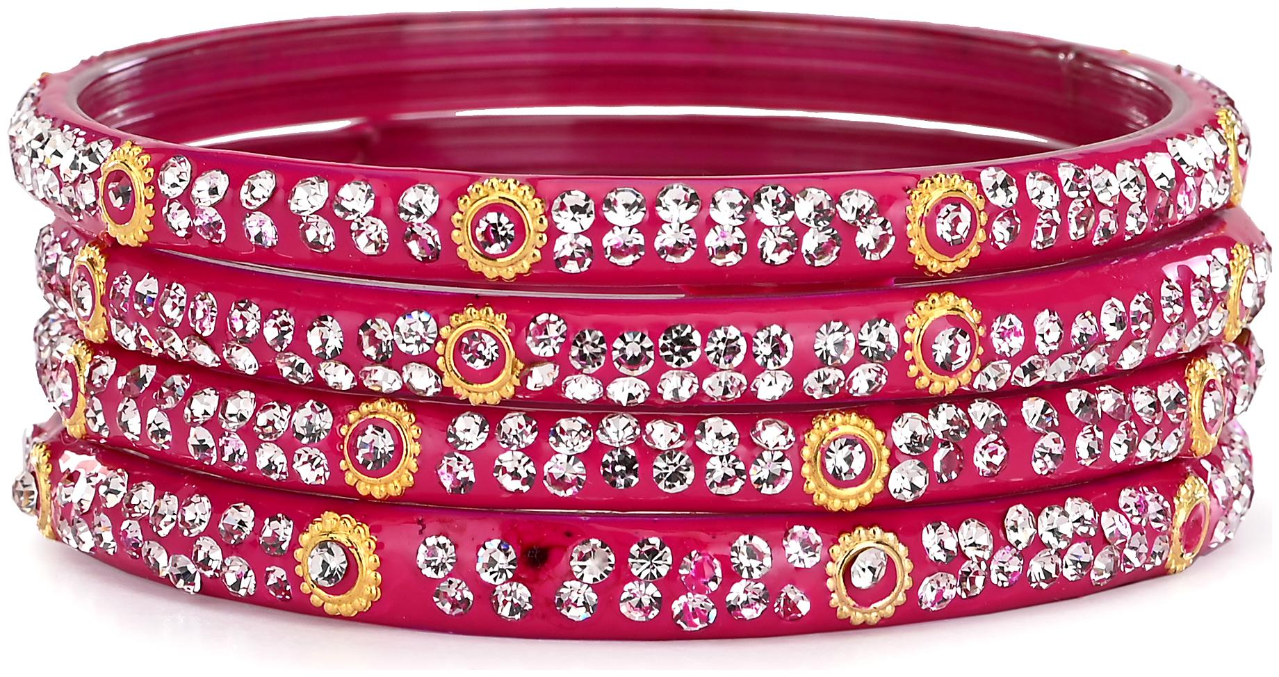

Somil Designer Bridal Glass Bangle Set For Women