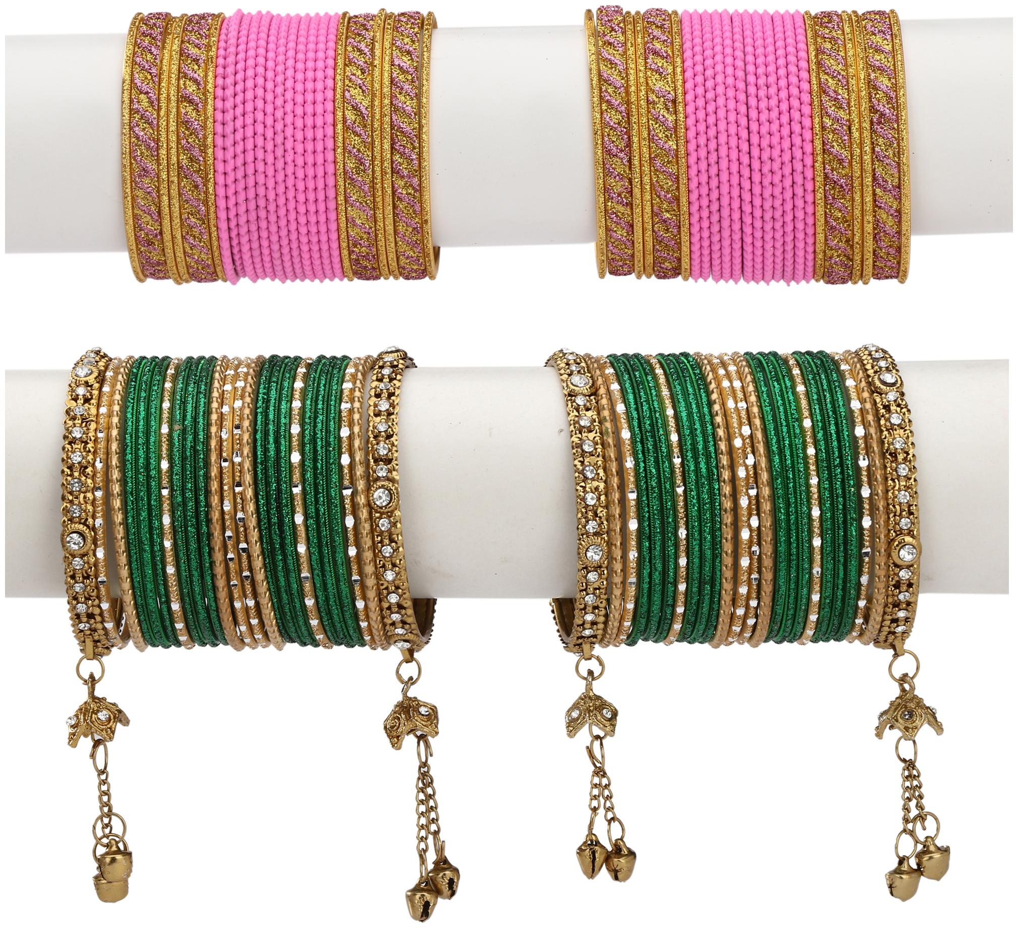 

Somil Designer Two Metal Bangle For Party Function Daily Uses
