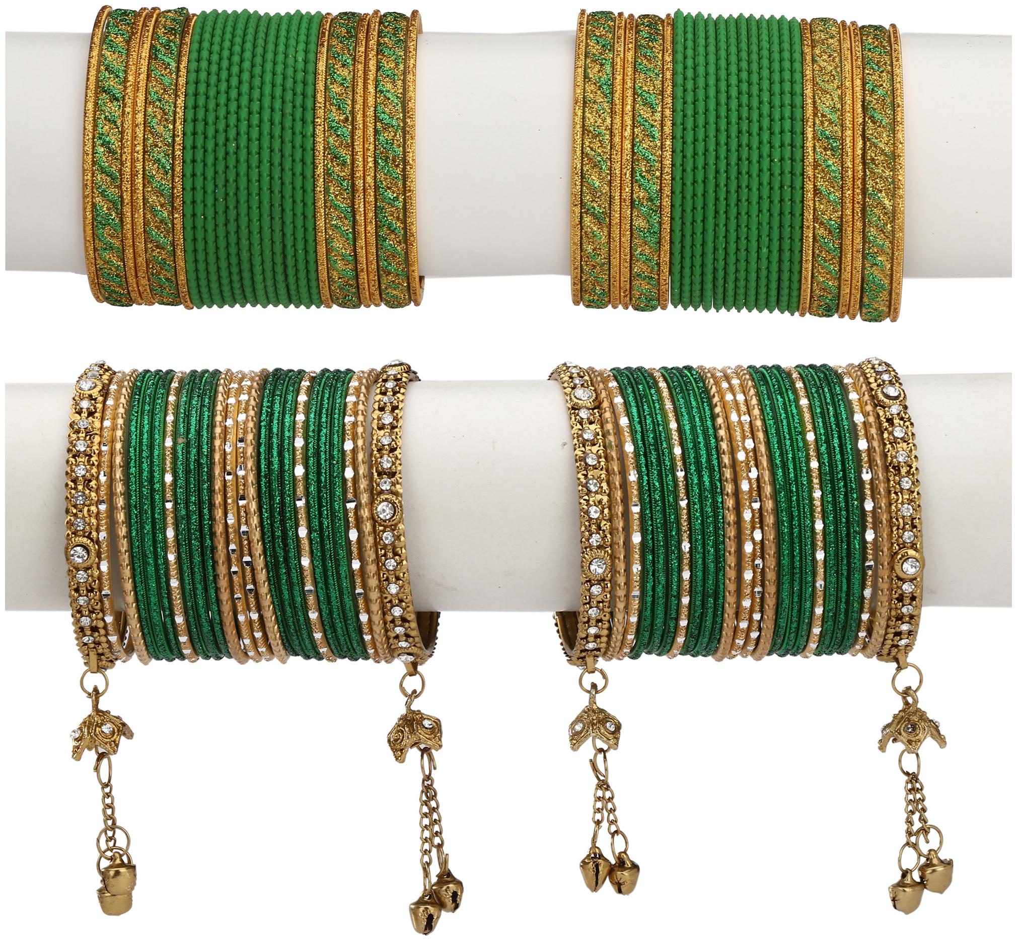 

Somil Designer Two Metal Bangle For Party Function Daily Uses