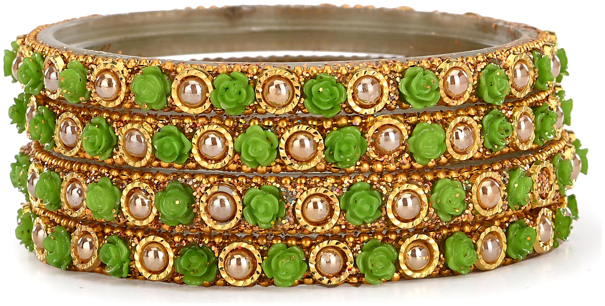

Somil Designer Bridal Glass Bangle Set For Women