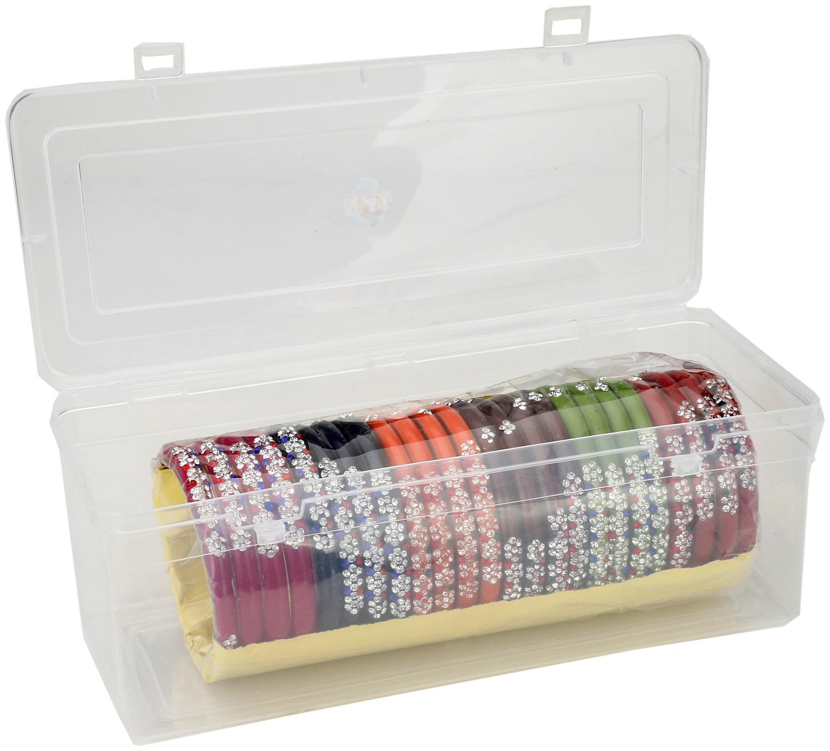 

Somil Designer Matching Color Fashionable Bangle Set Combo Hand Decorative (Set Of 12) -SM 2 6