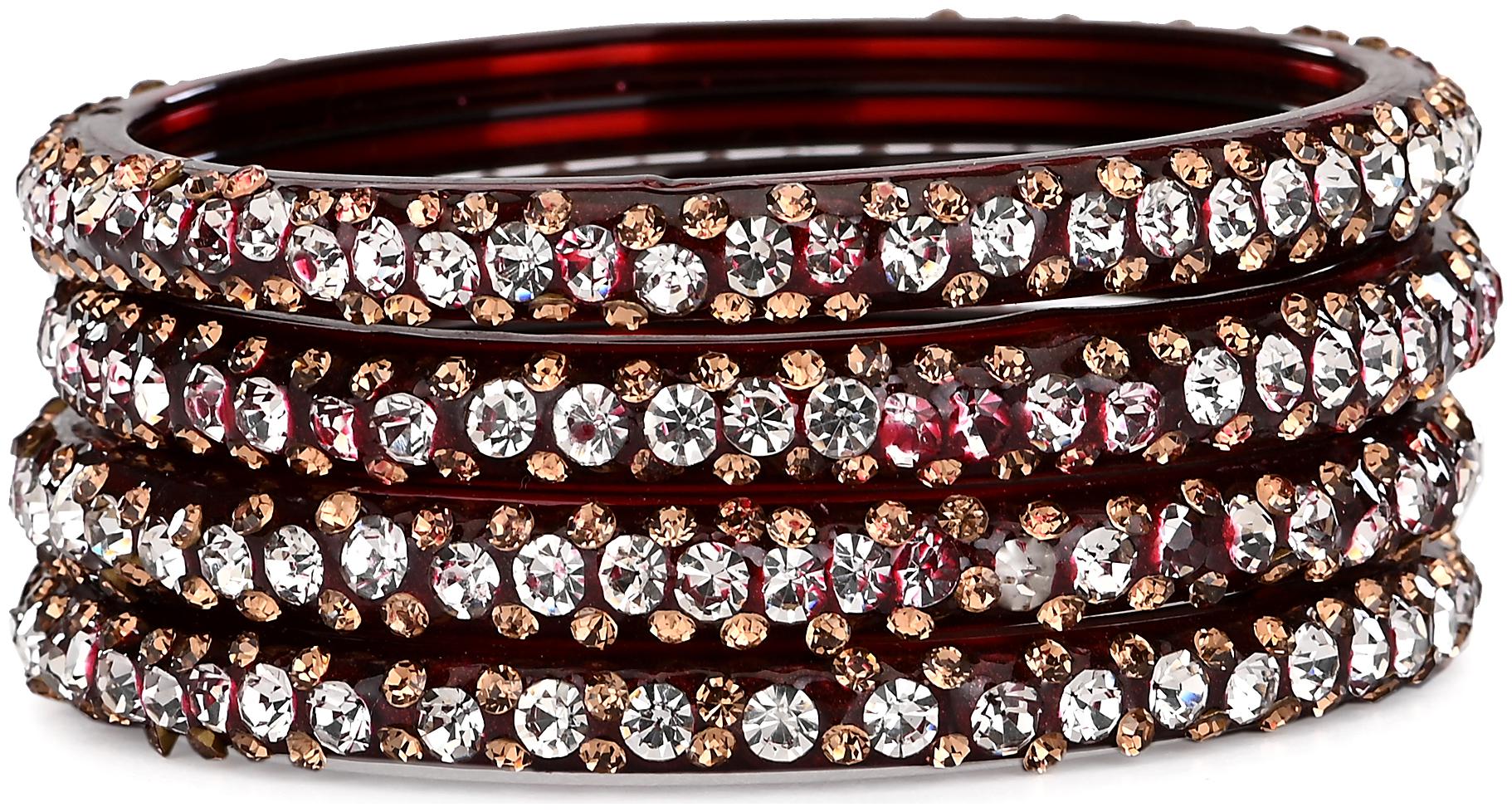 

Somil Designer Bridal Glass Bangle Set For Women