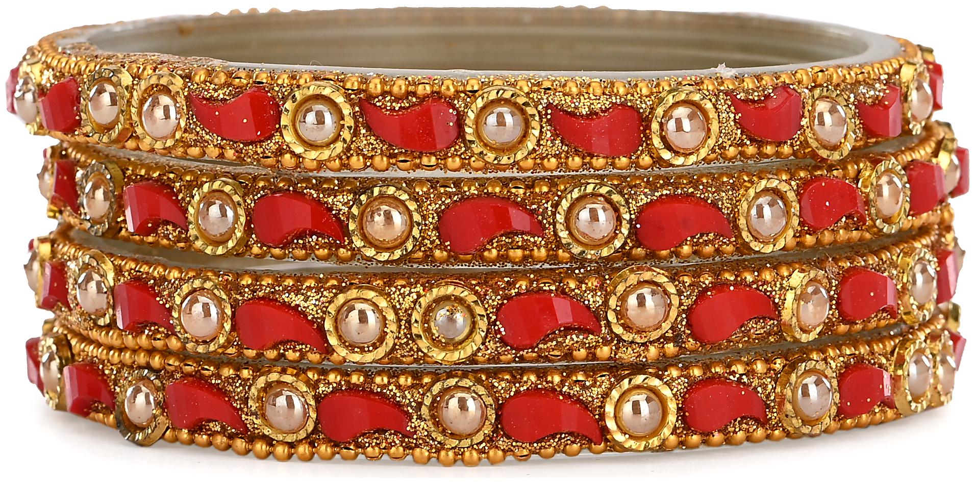 

Somil Designer Bridal Glass Bangle Set For Women