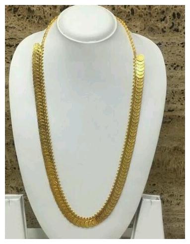 

SparkEve Gold Plated Temple Ginni Design Chain