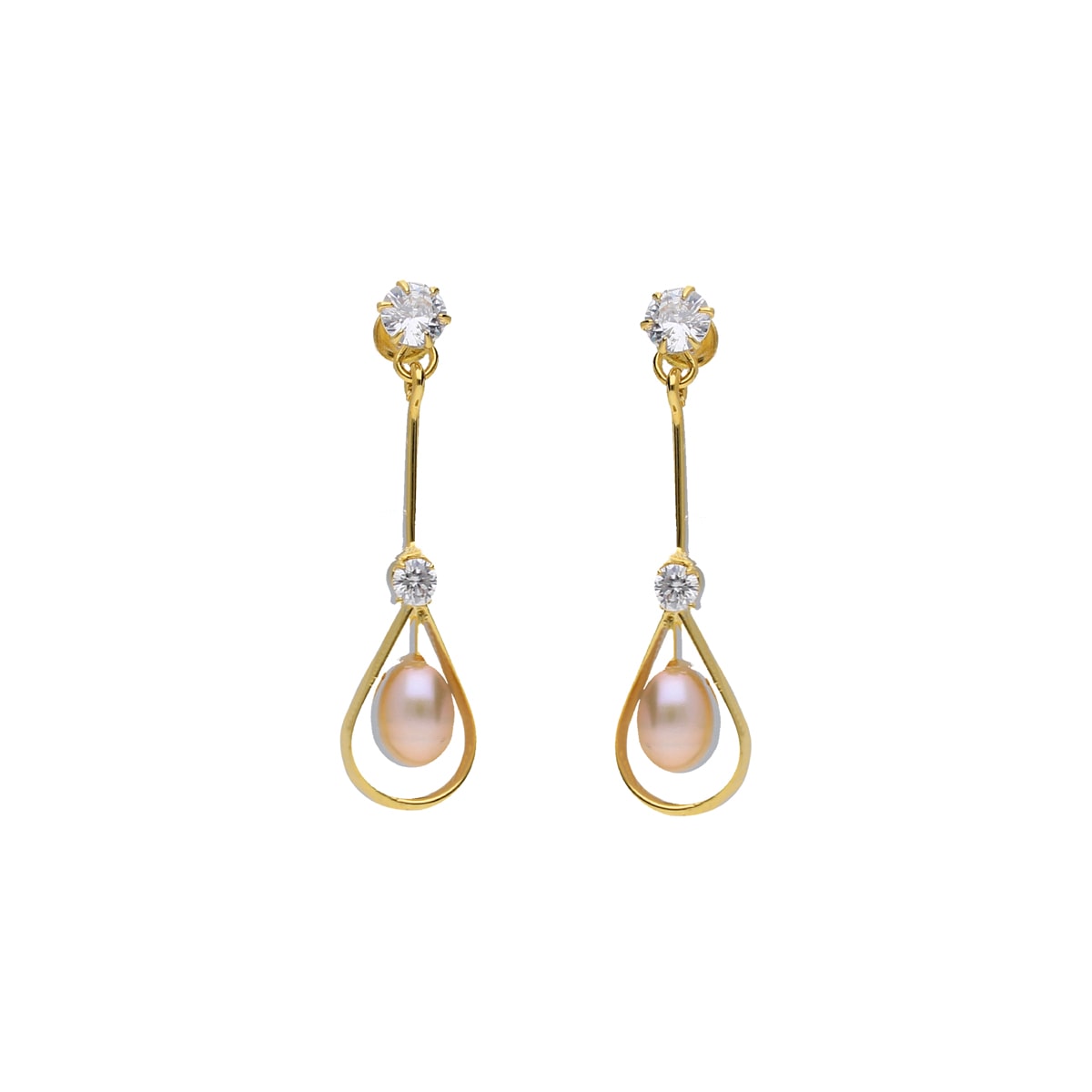 

SRI JAGDAMBA DEALER Reyna Pearl Earrings