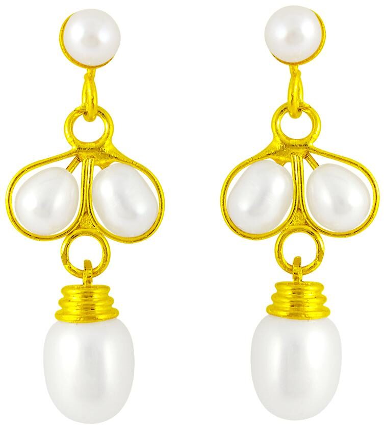 

Sri Jagdamba Pearls Pearl Hangings For Women