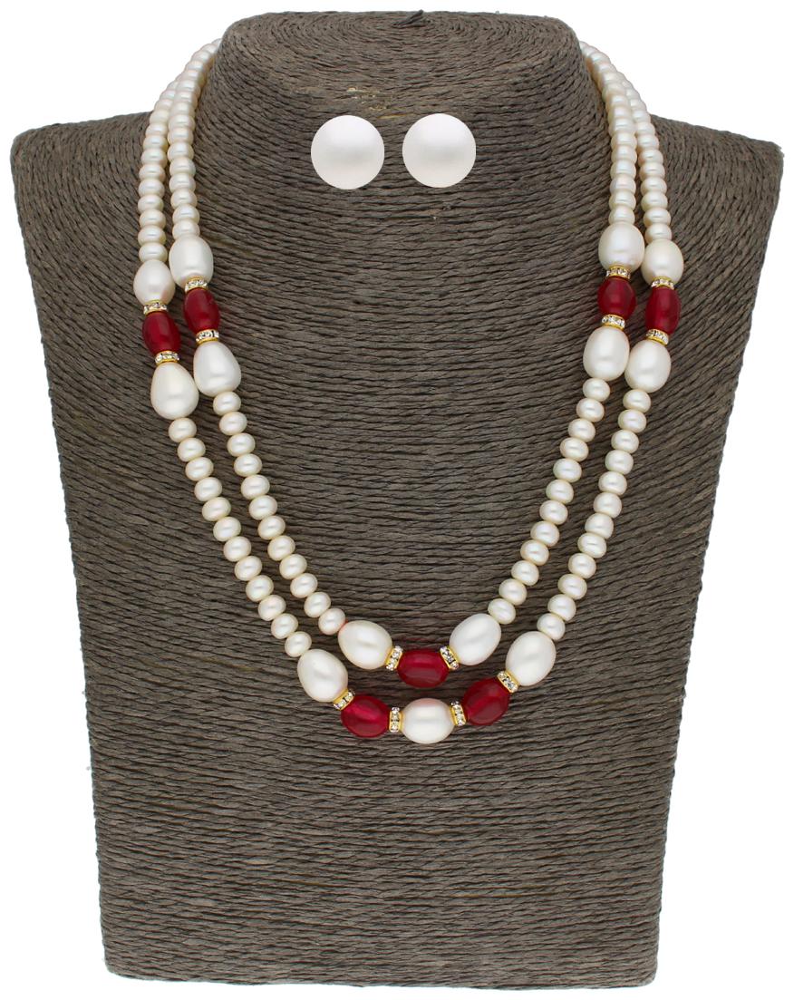 

Sri Jagdamba Pearls Dealer Necklace Set For Women