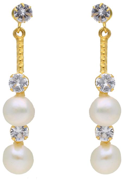 

SRI JAGDAMBA DEALER Aanya Pearl Earrigs