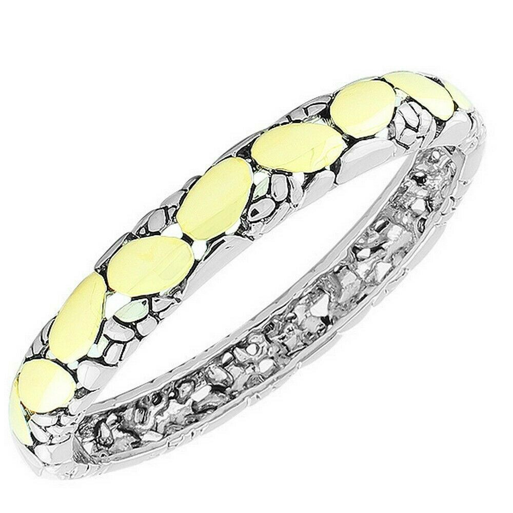 

Stainless Steel Silver Gold Tone Snake Skin Handcuff Womens Bangle Bracelet