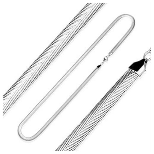 

Stainless Steel Snake Necklace Length 550 or 565mm Width 3mm 6mm