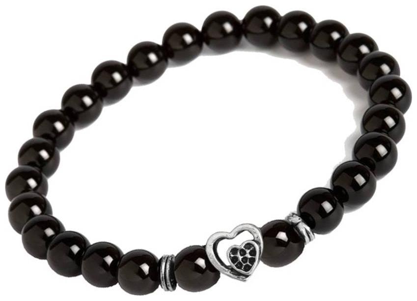 

STRECHABLE BLACK MOTI BRACELET