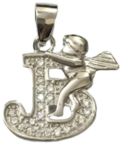 

Stylish Alphabet B Pendant 92 5 Silver Purity