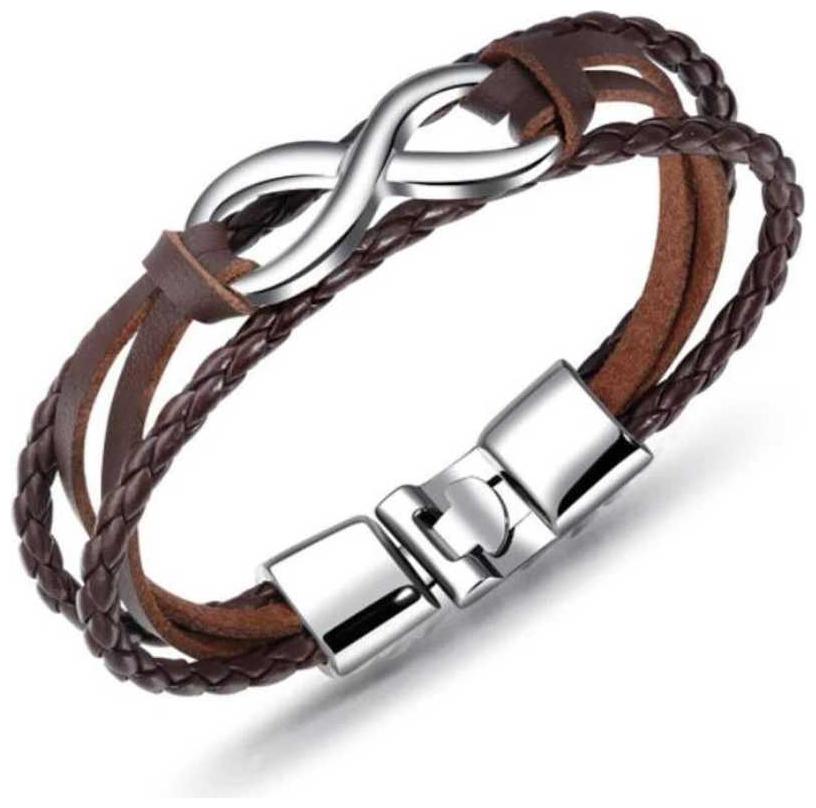 

Stylish Teens Leather Infinity Bracelet