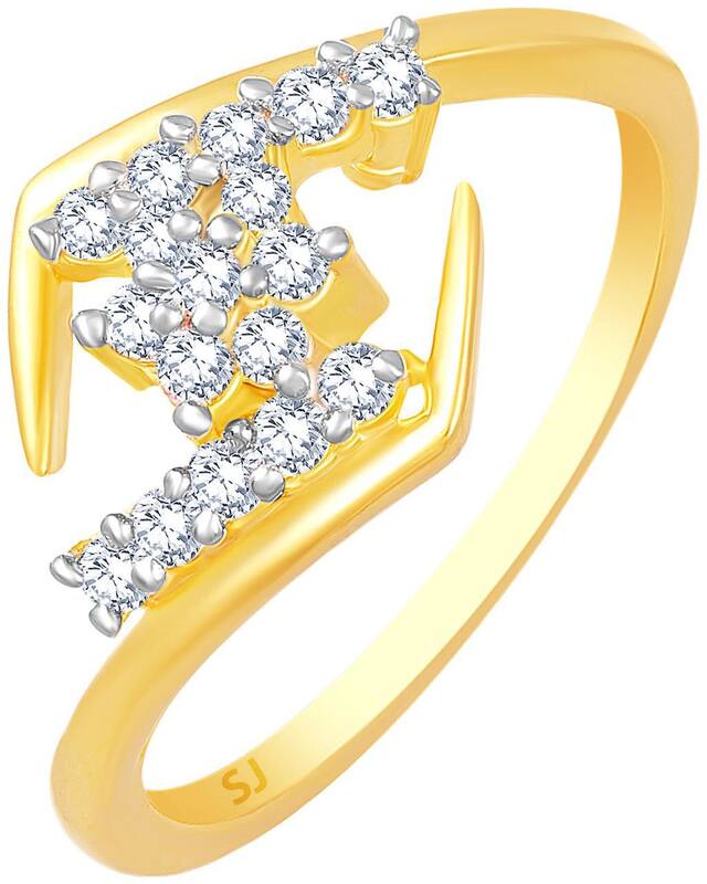 Sukai Jewels Royal Look Gold Plated Ring For Women and Girls