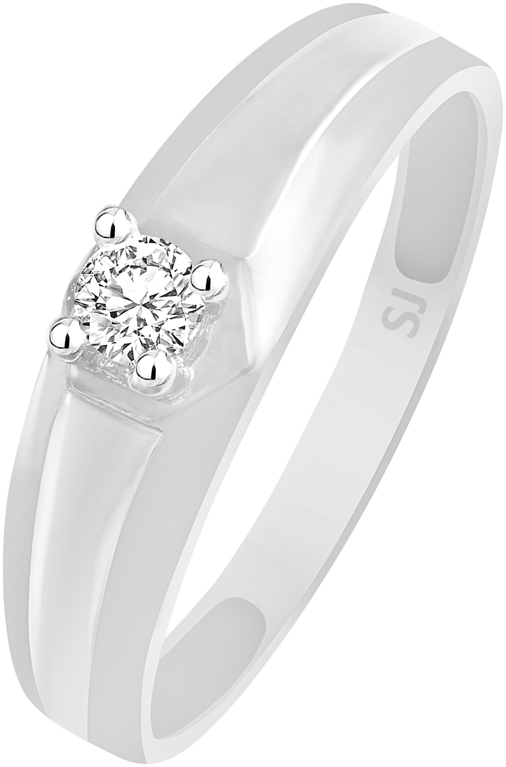 

Sukai Jewels Single Solitaire Rhodium Plated Ring For Women and Girls