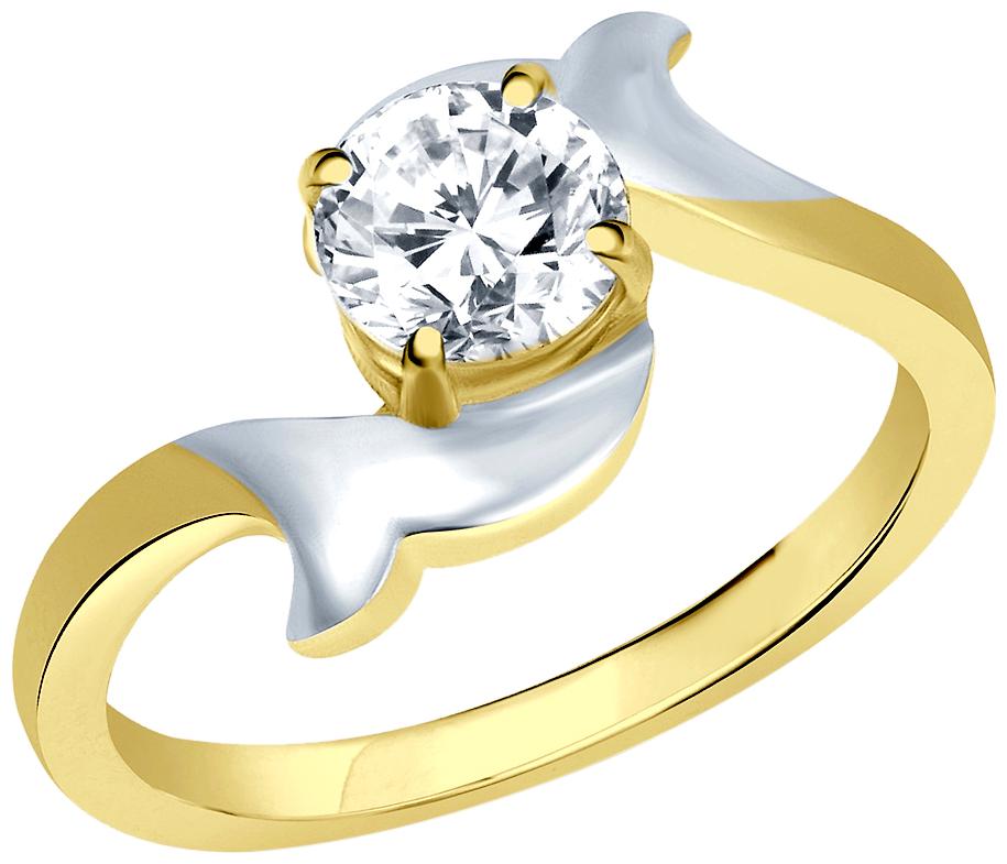 

Sukai Jewels Descent Eyecatchy Gold Plated Alloy Brass Cubic Zirconia Finger Ring for Women Girls