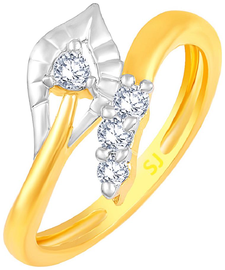 

Sukai Jewels Peacock Inspired Gold Plated Brass Cubic Zirconia Finger Ring for Women
