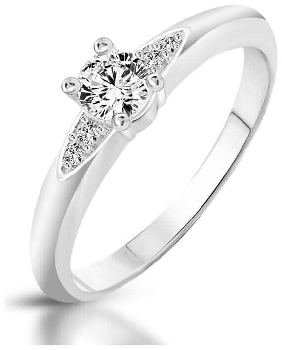 

Sukai Jewels Charming Solitaire Silver Plated Ring For Women and Girls