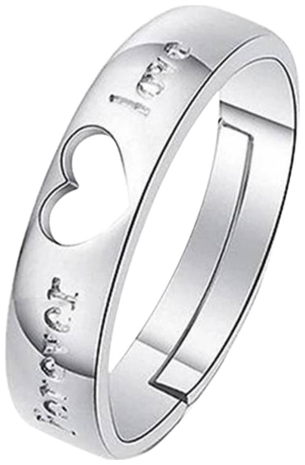 

Sukai Jewels Forever Love Rodhium Plated Alloy Brass Cubic Zirconia Ajustable Finger Ring For Women And Girls