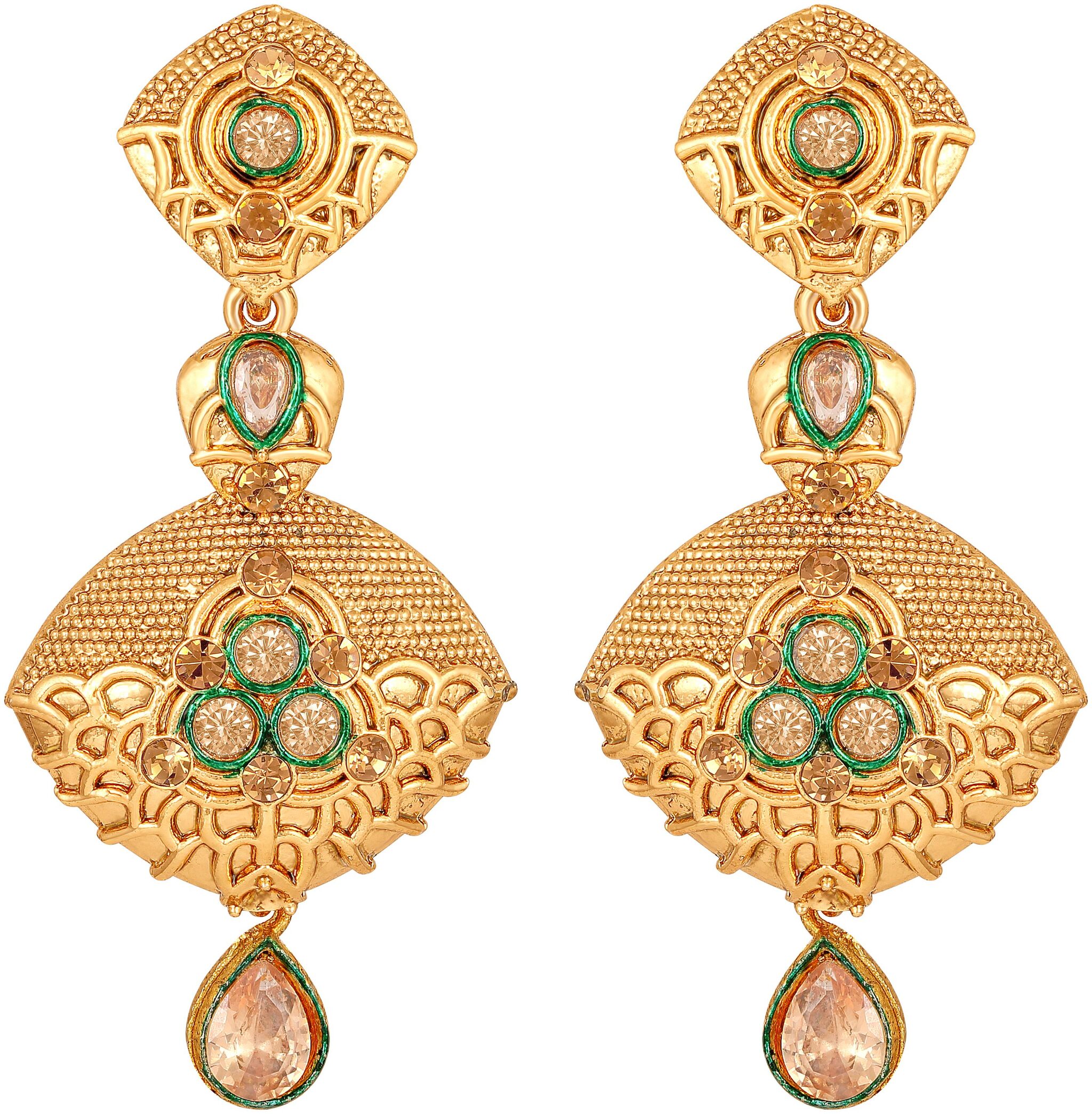 

Sukai Jewels Traditional Gold Plated Earring For Women and Girls