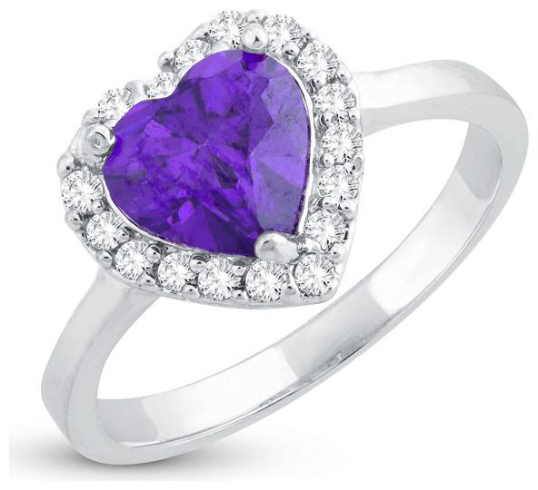 

Sukkhi Adorable Queen Heart Valentine Rhodium Plated Ring for women
