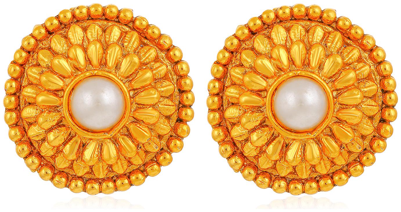 

Sukkhi Adorable Pearl Gold Plated Stud for Women Stud for women