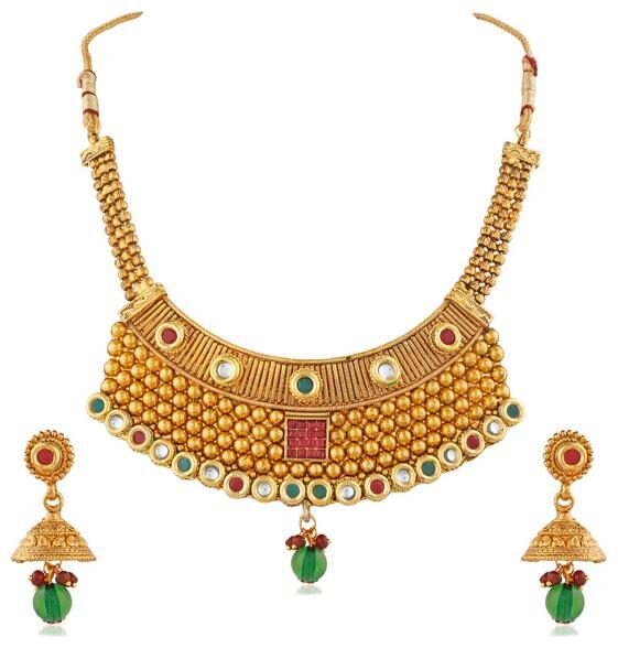 

Sukkhi Antique Artisan Designer Necklaces Set For Women