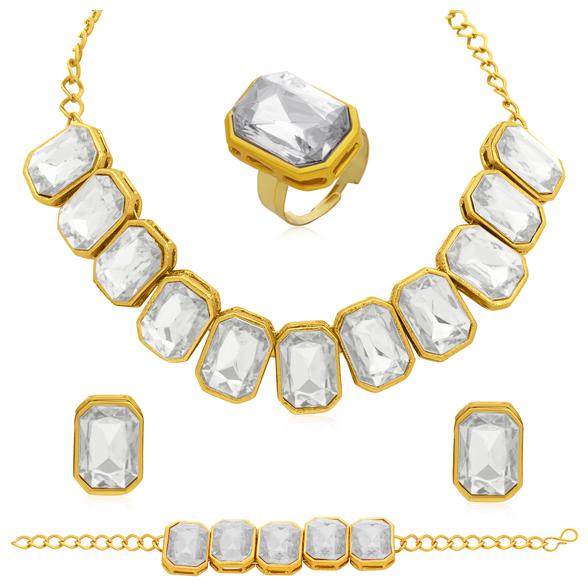 

Sukkhi Antique Gold Plated Combo Set for Women
