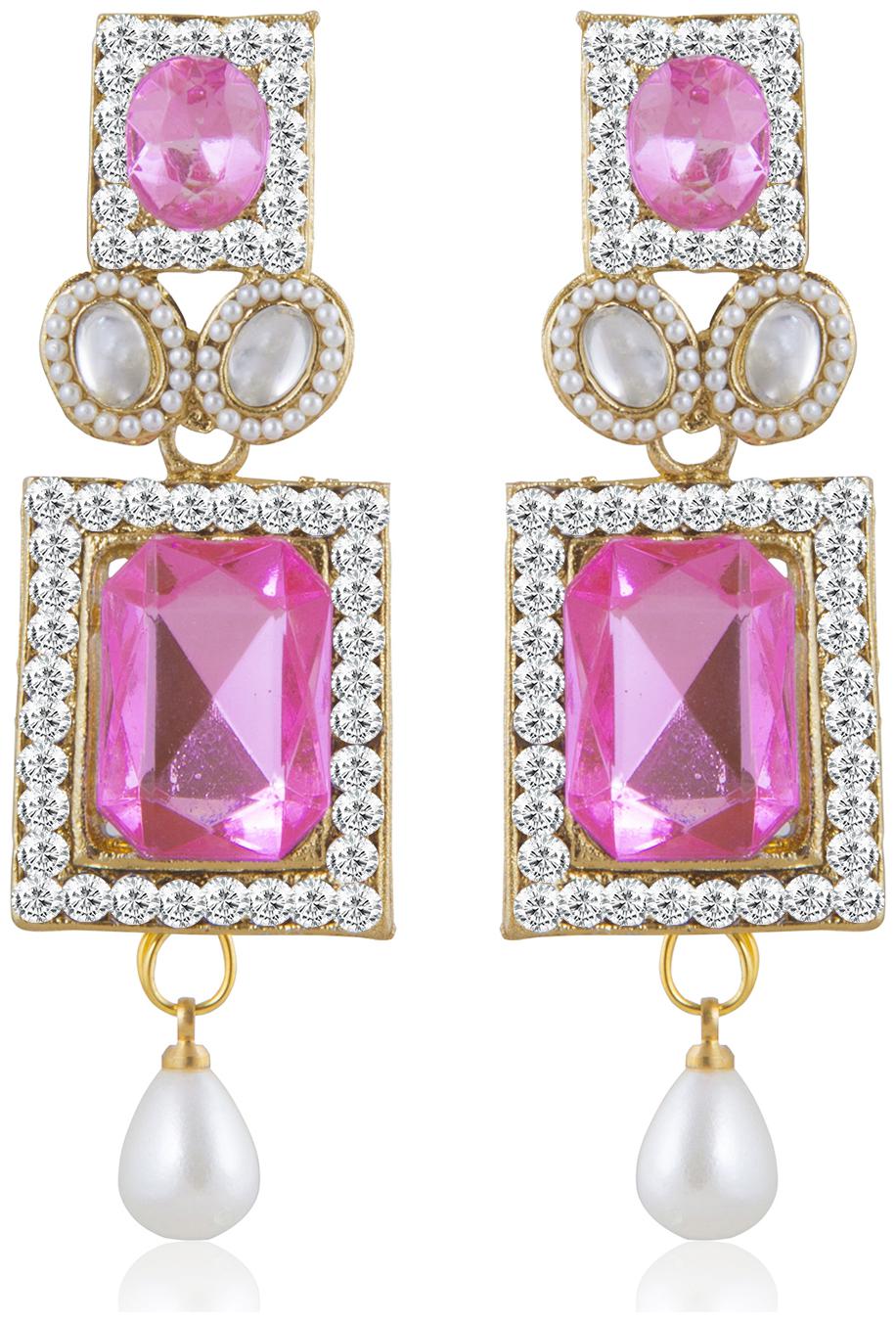 

Sukkhi Appealing Gold Plated AD Earring For Women