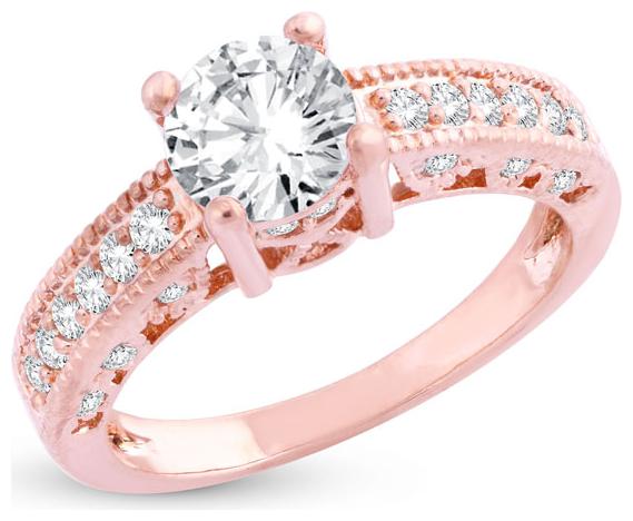 

Sukkhi Appealing Band Solitaire Gold Plated Ring for women