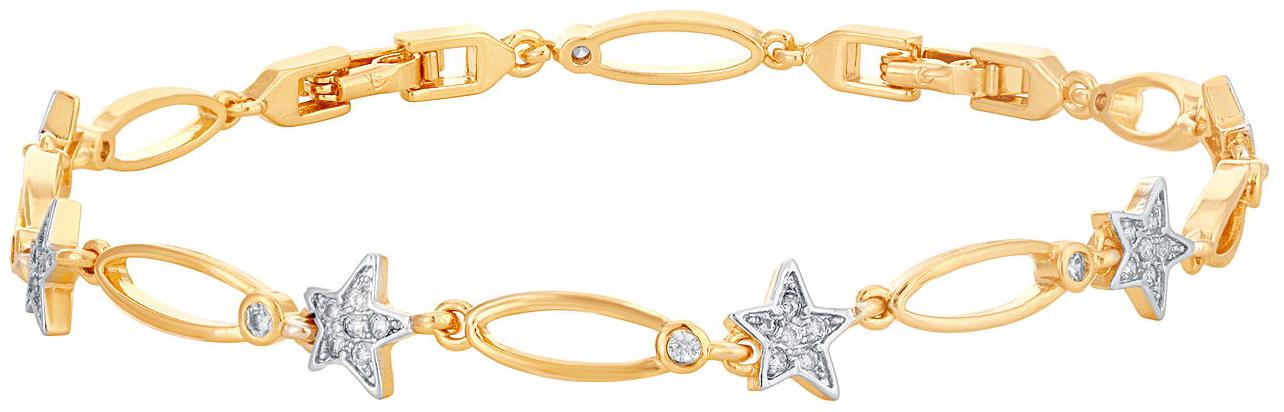

Sukkhi Astonish Gold Plated Star Shaped Bracelet for women