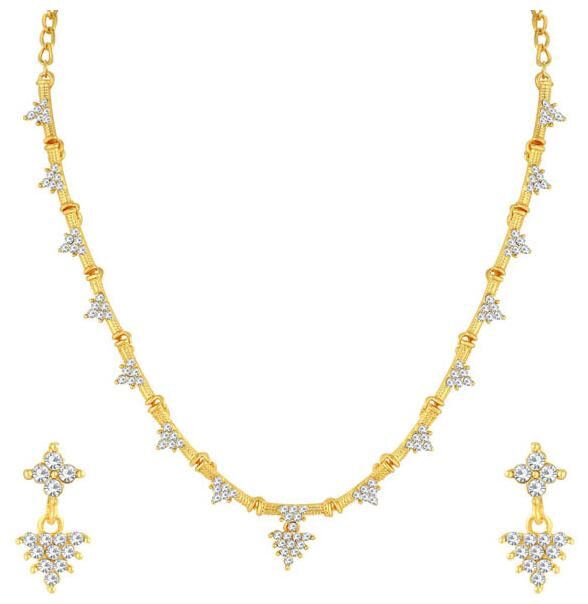 

Sukkhi Astonish Gold Plated Necklace Set For Women