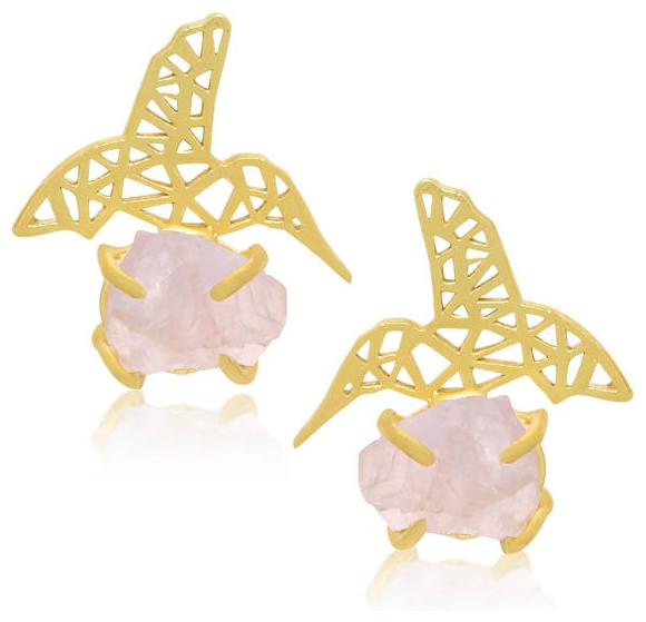 

Sukkhi Astonish Gold Plated Bird Stud Earring For Women