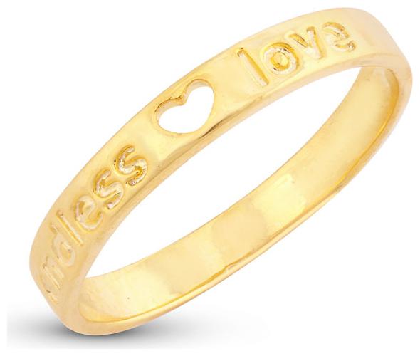 

Sukkhi Attractive Endless Love Heart ring Band Gold Plated Ring for women