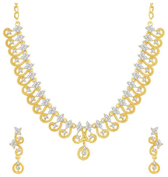 

Sukkhi Beautiful Gold Plated Necklace Set For Women