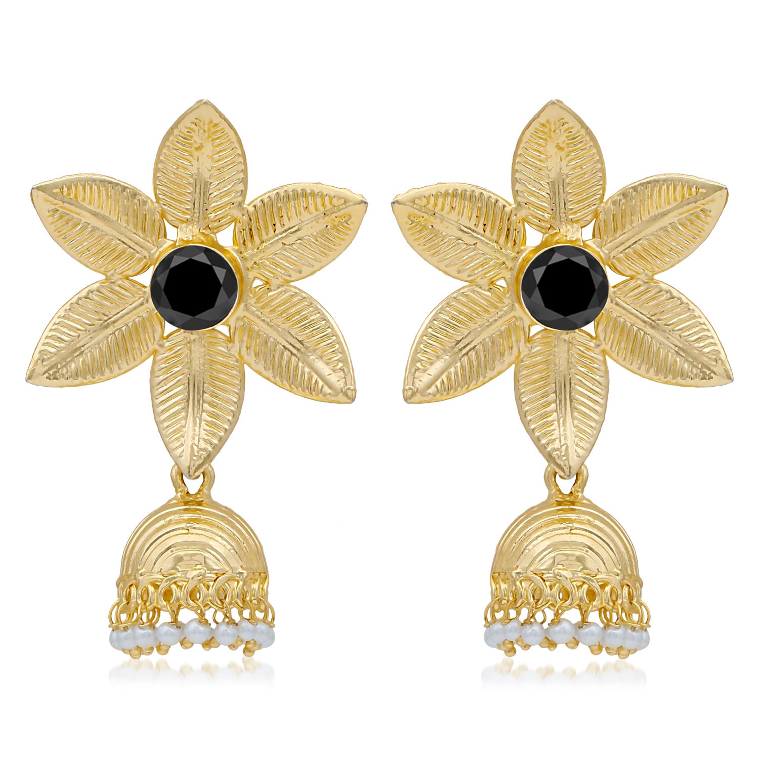 

Sukkhi Blossomy Gold Plated Pearl Jhumki Earring For Women