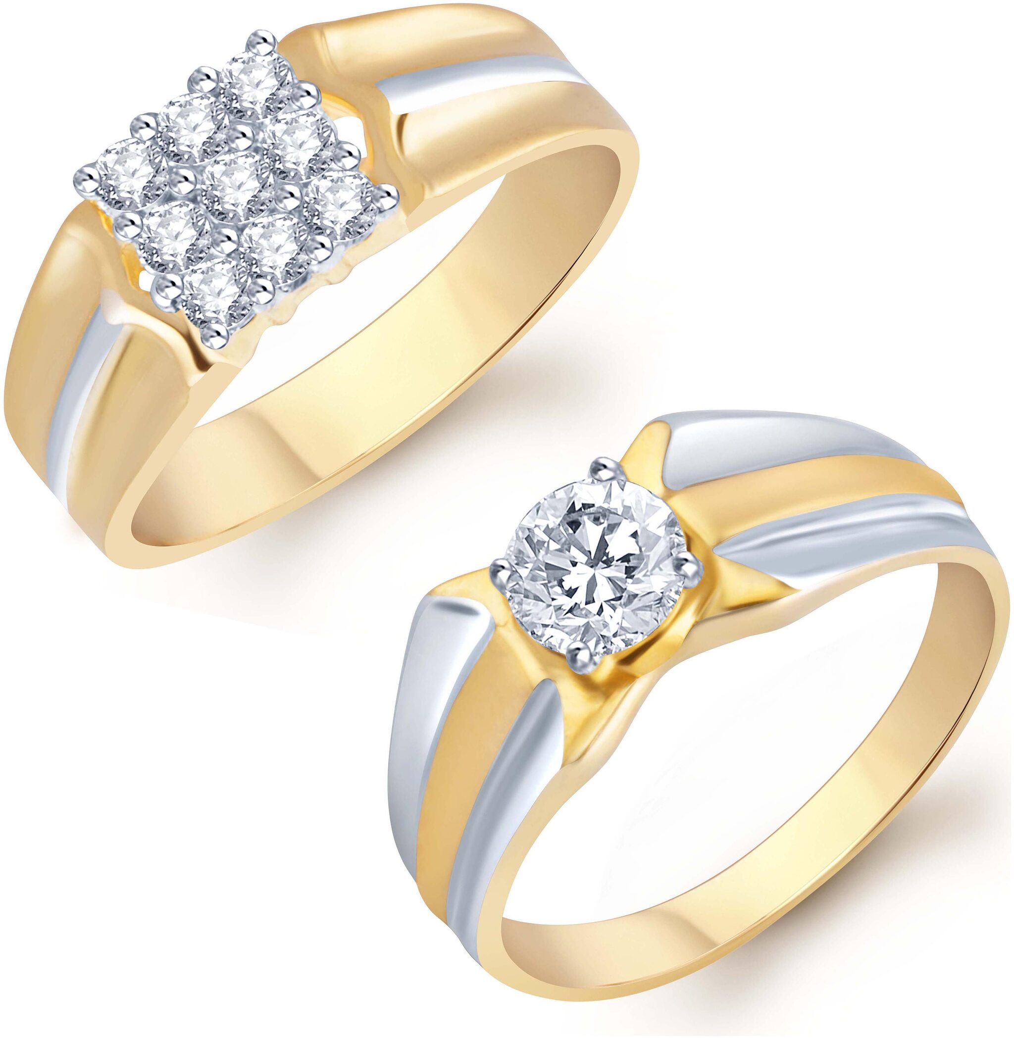 

Sukkhi Blossomy 2 Piece Ring Combo For Men