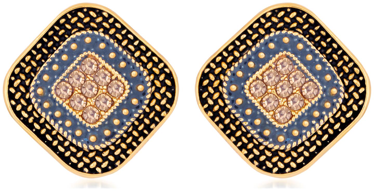 

Sukkhi Brilliant LCT Gold Plated Mint Collection Stud Earring For Women