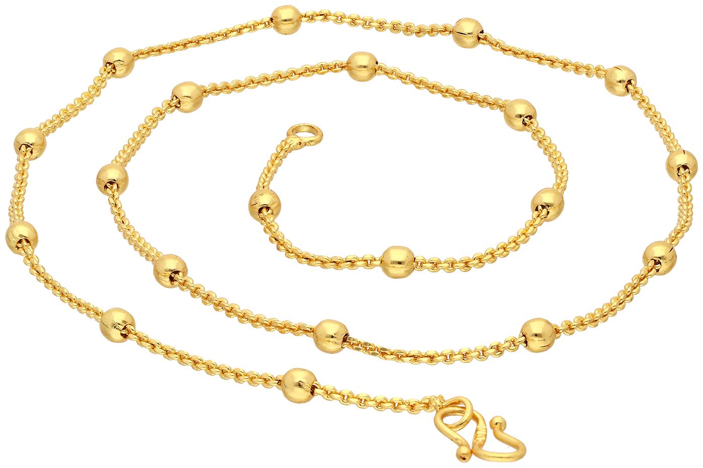 

Sukkhi Classy Gold Plated Unisex Cable chain