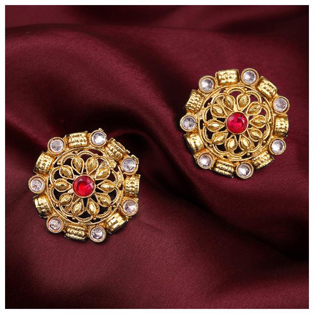 

Sukkhi Classic Gold Plated Earring for Women