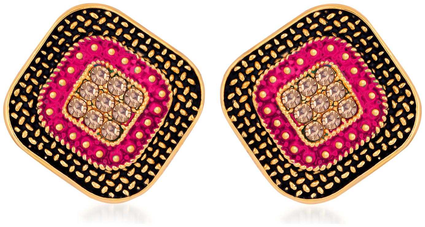 

Sukkhi Classic LCT Gold Plated Mint Collection Stud Earring For Women