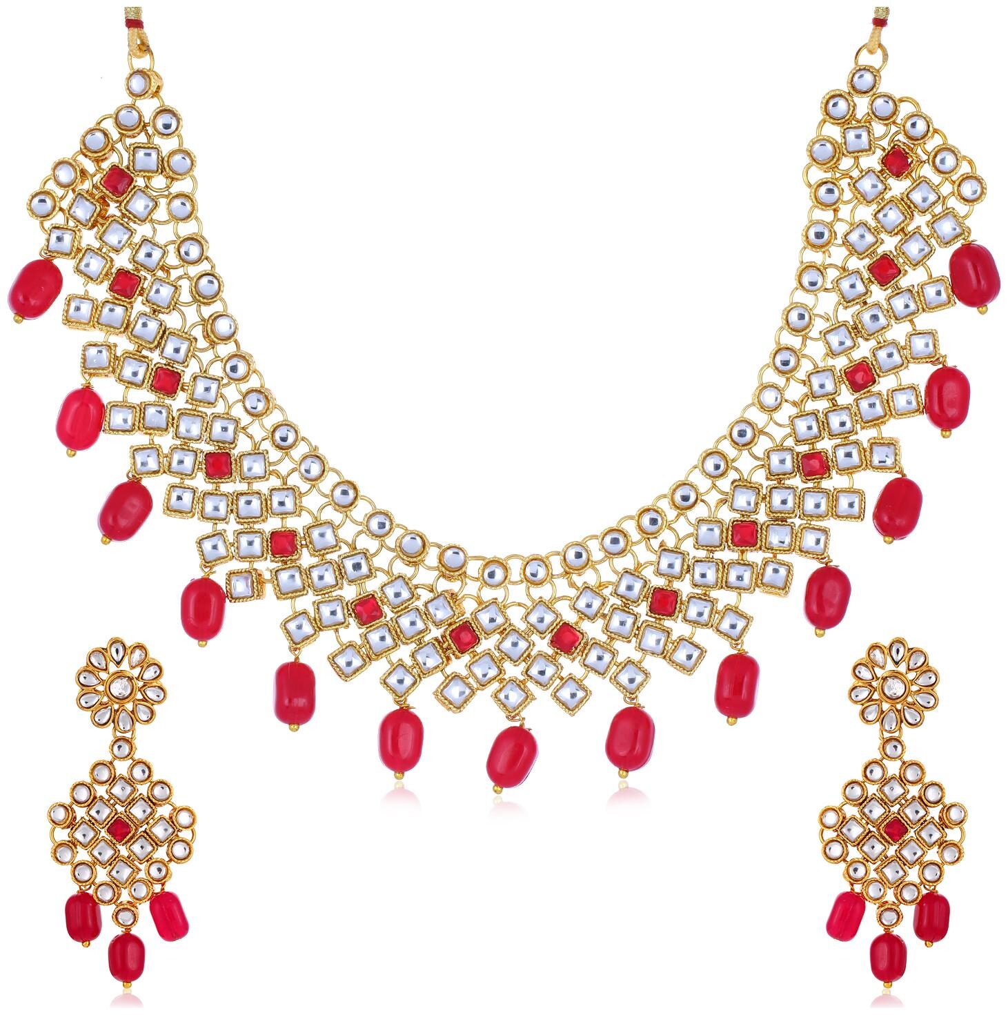 

Sukkhi Classy Gold Plated Necklace Set for Women