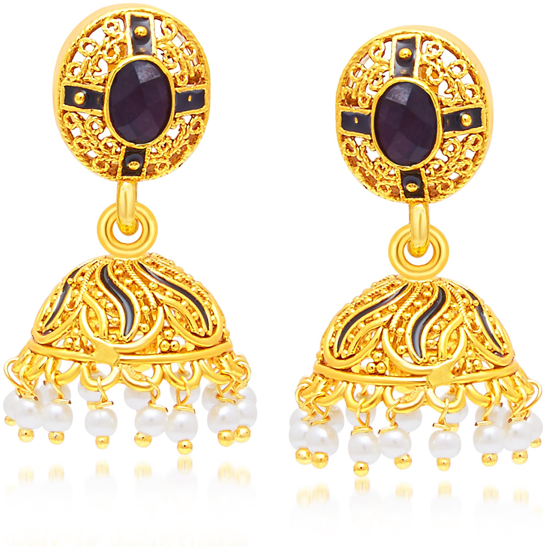 

Sukkhi Creative Gold Plated Jhumki Earring For Women