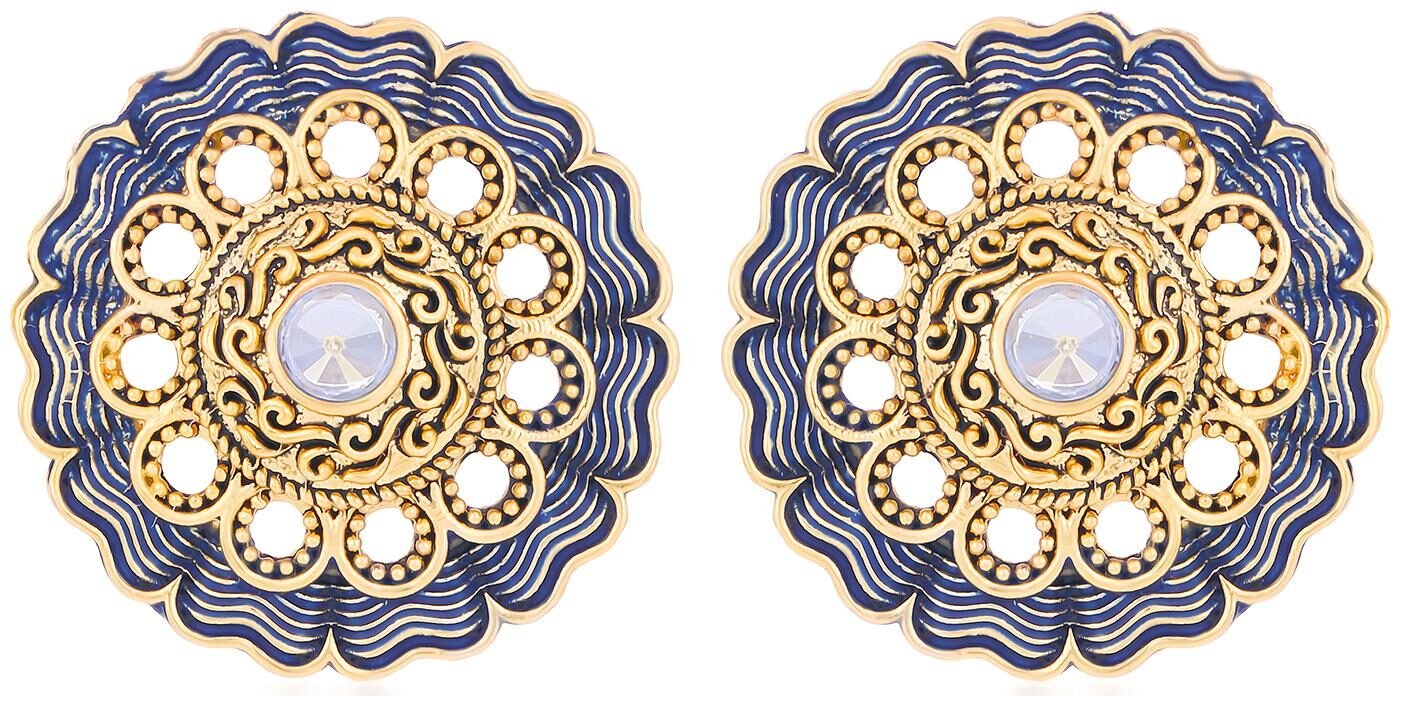 

Sukkhi Dazzling Gold Plated Mint Collection Stud Earring For Women